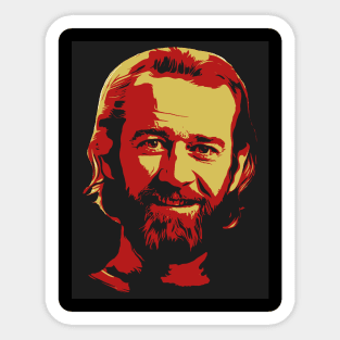 George Carlin Limited Colors Sticker